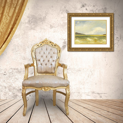 Land 2 Gold Ornate Wood Framed Art Print with Double Matting by Stellar Design Studio