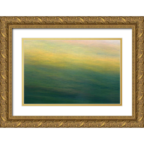 Canada, Ontario, Horseshoe lake at dusk Gold Ornate Wood Framed Art Print with Double Matting by Grandmaison, Mike