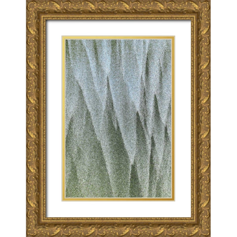 Oregon, Devils Punchbowl SNA Abstract patterns Gold Ornate Wood Framed Art Print with Double Matting by Paulson, Don