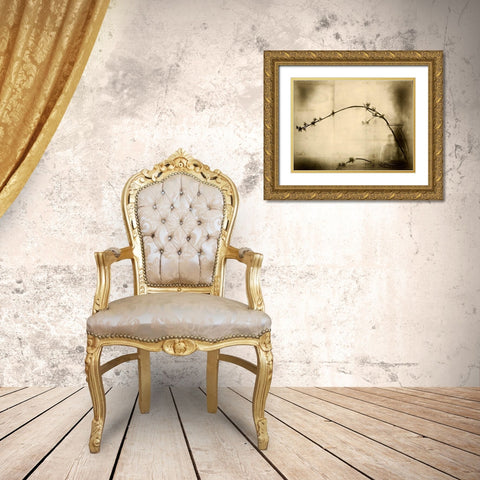 Zen Gold Ornate Wood Framed Art Print with Double Matting by Hummel, Jeffrey