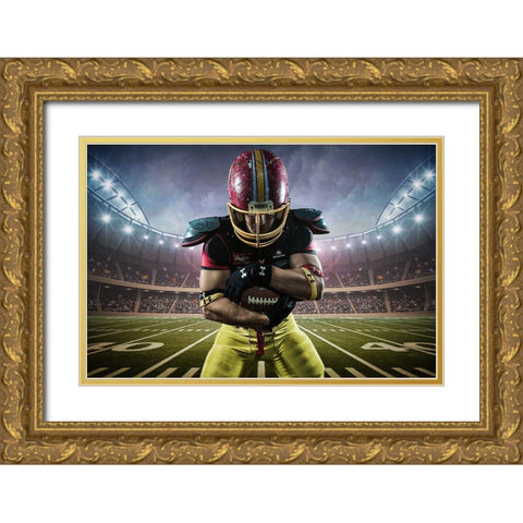 Danilo Gold Ornate Wood Framed Art Print with Double Matting by Nardone, Tyler