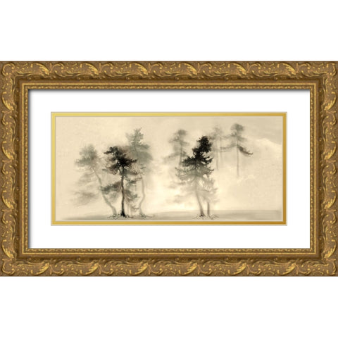 Untitled Gold Ornate Wood Framed Art Print with Double Matting by Kudriavtseva, Anna