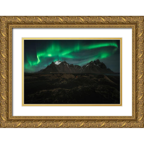 Untitled Gold Ornate Wood Framed Art Print with Double Matting by Martin Castan, David