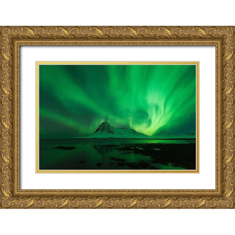 Untitled Gold Ornate Wood Framed Art Print with Double Matting by Martin Castan, David