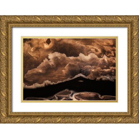 A Painting Gold Ornate Wood Framed Art Print with Double Matting by Chang, Phillip