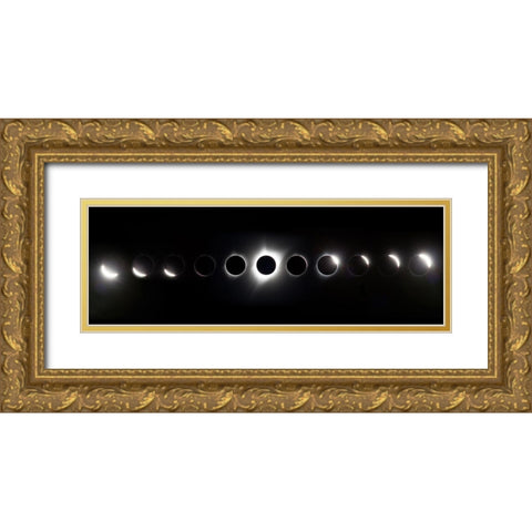 The Path Of Totality Gold Ornate Wood Framed Art Print with Double Matting by Ianulionoc, Vadim