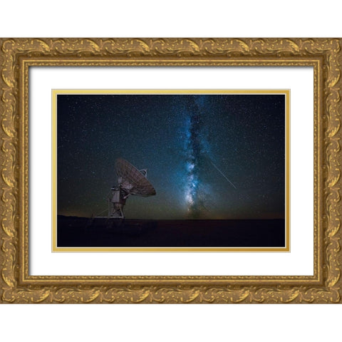 From The Universe Gold Ornate Wood Framed Art Print with Double Matting by Zheng, Michael