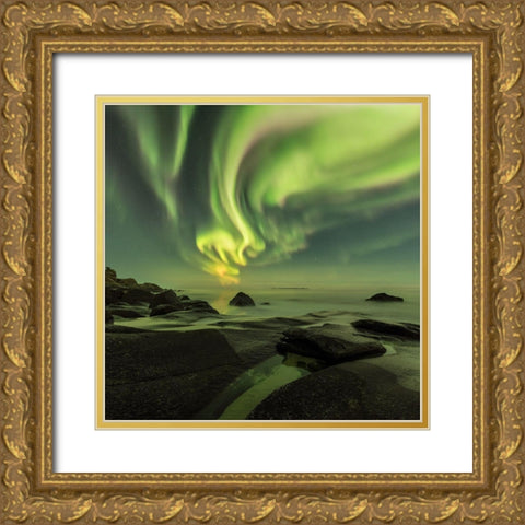 Dancing Queen Gold Ornate Wood Framed Art Print with Double Matting by Smid Master, Jan