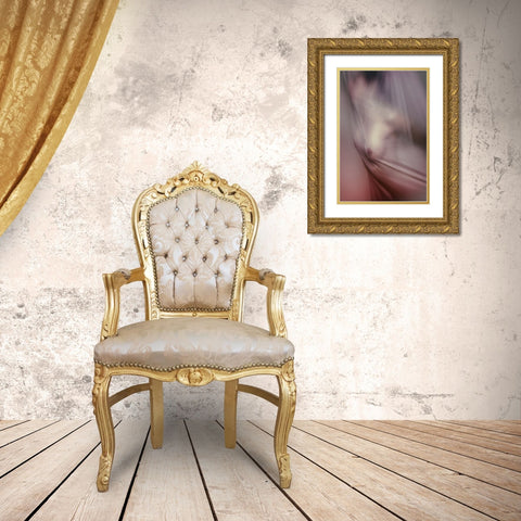 Veil Gold Ornate Wood Framed Art Print with Double Matting by Bartal, Balazs
