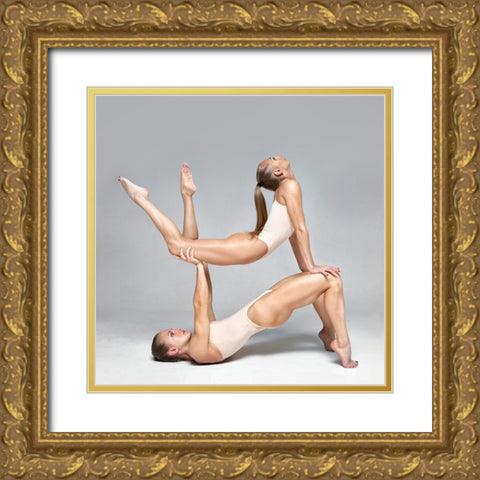Untitled Gold Ornate Wood Framed Art Print with Double Matting by Shestopalov, Constantin
