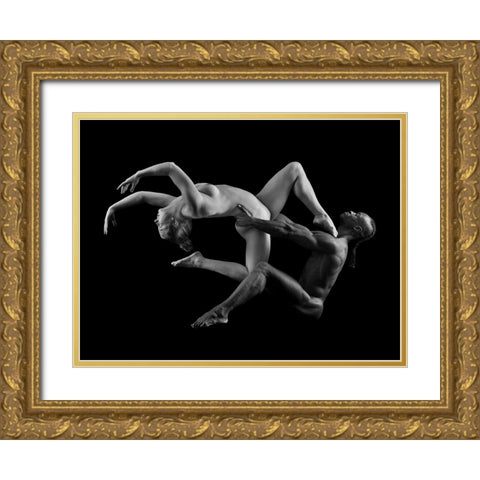 Perfect Balance Gold Ornate Wood Framed Art Print with Double Matting by Finighan, Brennan