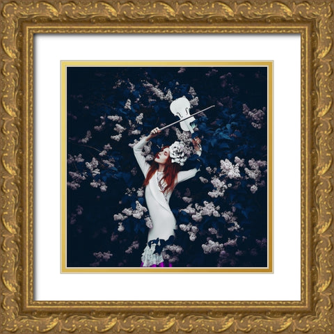 Musique De Beautac Gold Ornate Wood Framed Art Print with Double Matting by Bolgov (Axe), Ruslan