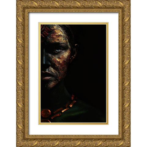 Conqueror Gold Ornate Wood Framed Art Print with Double Matting by Kovalev, Ivan