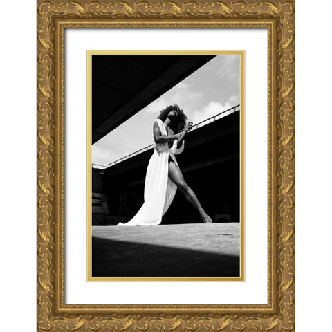 Venance Gold Ornate Wood Framed Art Print with Double Matting by De Waal, Marco
