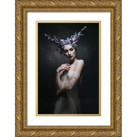 Artemis Gold Ornate Wood Framed Art Print with Double Matting by Siegart