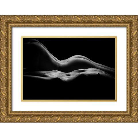 Better Two V.2.2 Gold Ornate Wood Framed Art Print with Double Matting by K. Florides, Athos
