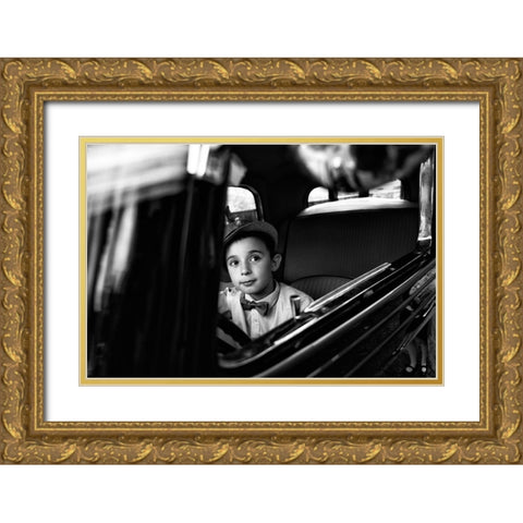 Untitled Gold Ornate Wood Framed Art Print with Double Matting by Lucidi, Riccardo