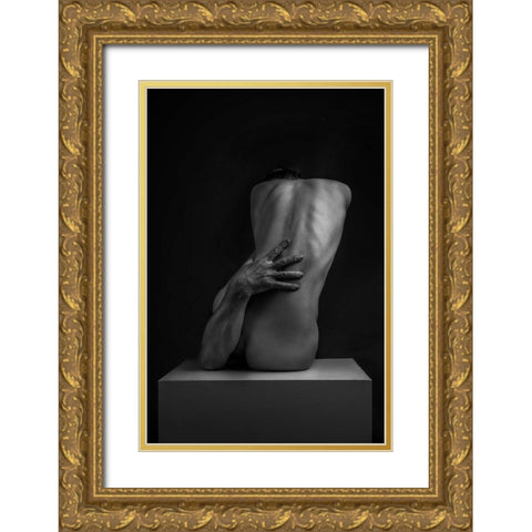 Abutment Gold Ornate Wood Framed Art Print with Double Matting by Valevicius, Aurimas