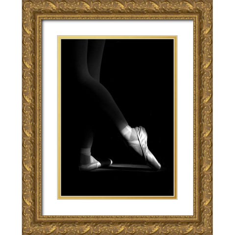 N/T Gold Ornate Wood Framed Art Print with Double Matting by Medeiros, Paulo