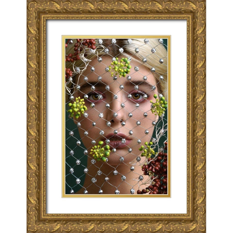 The Maid Of OrleiÂAns V Gold Ornate Wood Framed Art Print with Double Matting by Naderi, Peyman