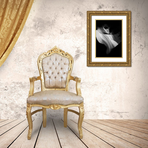 Mystery Gold Ornate Wood Framed Art Print with Double Matting by Kovacevic, Mirjana