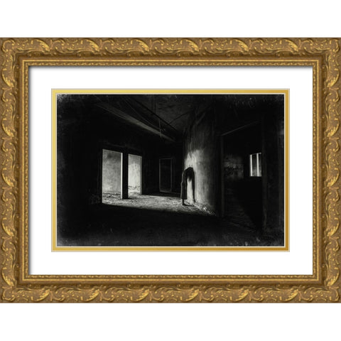 Emptiness Of The Soul Gold Ornate Wood Framed Art Print with Double Matting by Muhamad Fajeri, Fadhel