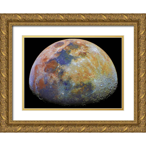 Mineral Moon Gold Ornate Wood Framed Art Print with Double Matting by Ghizzi Panizza, Alberto
