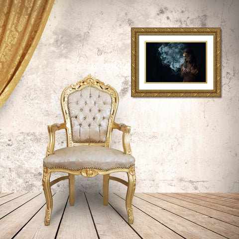 Carnivale Series 10 Gold Ornate Wood Framed Art Print with Double Matting by Benvenuti, Laura