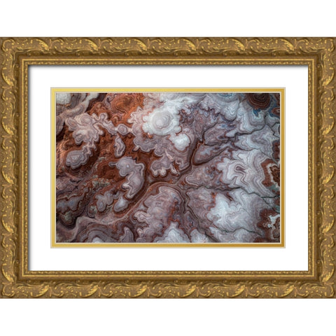 Colors Of Utah Gold Ornate Wood Framed Art Print with Double Matting by Macua, Gerald