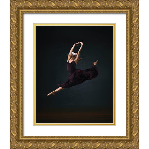 Solo During Quarantine Gold Ornate Wood Framed Art Print with Double Matting by Li, Rob