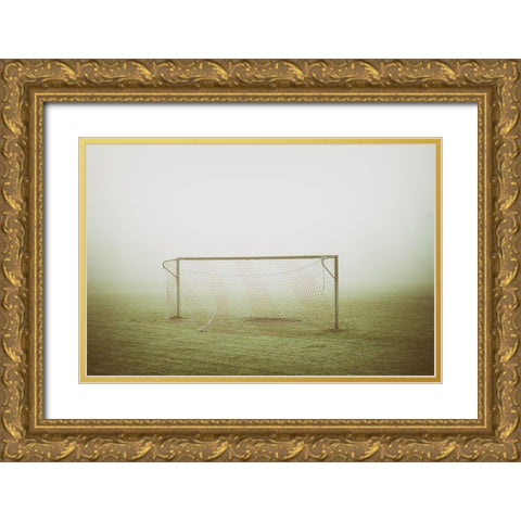 Fog Play Gold Ornate Wood Framed Art Print with Double Matting by Hartlieb, Jurgen