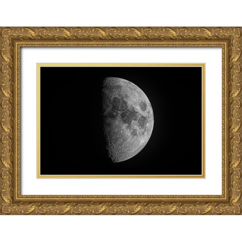 Luna Gold Ornate Wood Framed Art Print with Double Matting by C. Sink, Jeffrey