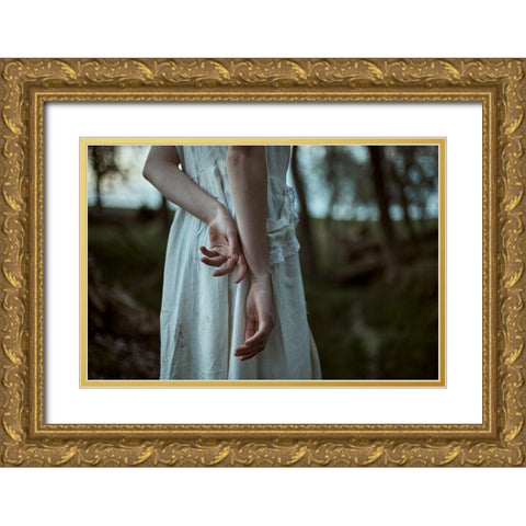 The Sense Of Nothing Gold Ornate Wood Framed Art Print with Double Matting by Paula Pereira, Ana