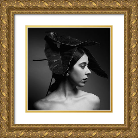 PA Gold Ornate Wood Framed Art Print with Double Matting by Shiki, Shizuo