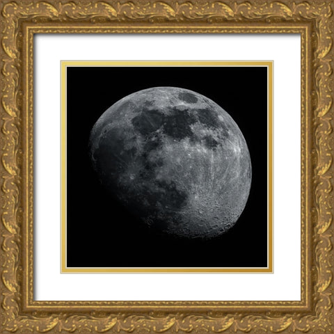 The Moon Gold Ornate Wood Framed Art Print with Double Matting by Kalika, Michael