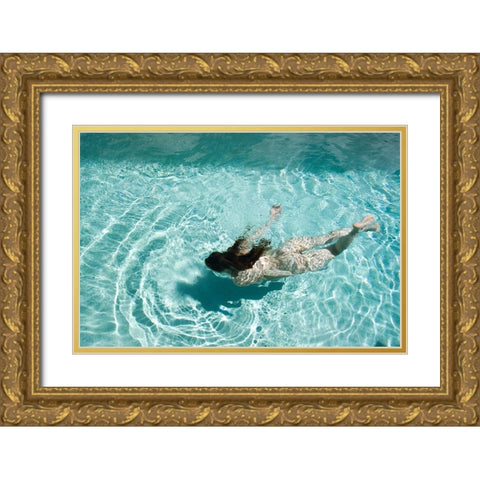 Summer Memories Gold Ornate Wood Framed Art Print with Double Matting by Brackstone, Mel