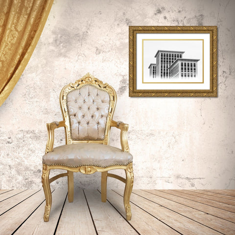 Prime Time Residential Complex Gold Ornate Wood Framed Art Print with Double Matting by Kotov, Andrey