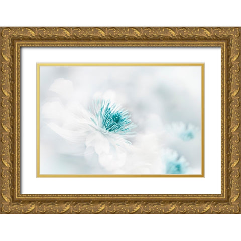 Nirvana Gold Ornate Wood Framed Art Print with Double Matting by Parker, Jacky