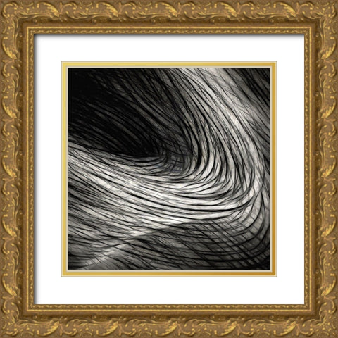 Dark madness Gold Ornate Wood Framed Art Print with Double Matting by Claes, Gilbert