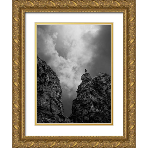 Endless Way Gold Ornate Wood Framed Art Print with Double Matting by Noori, Saba