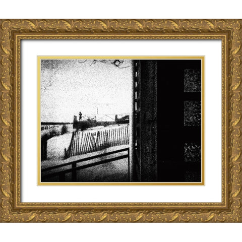 No Tomorrow Gold Ornate Wood Framed Art Print with Double Matting by Correia, Rui