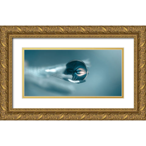 SKY Gold Ornate Wood Framed Art Print with Double Matting by Sherin.Abdou