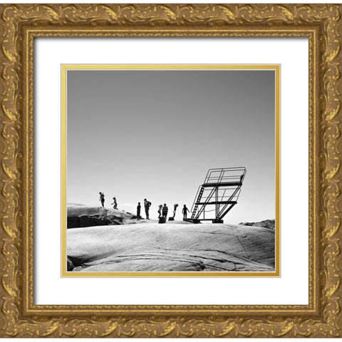 Abandoned Gold Ornate Wood Framed Art Print with Double Matting by Ogazzi, Alex