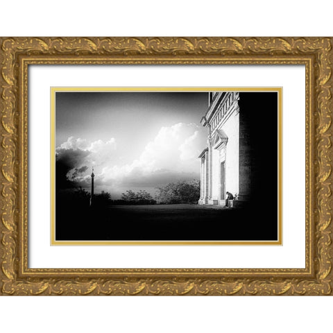 Alone Gold Ornate Wood Framed Art Print with Double Matting by Parola, Roberto