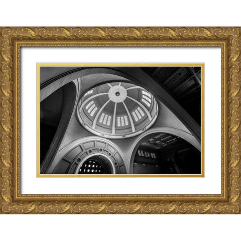 Untitled Gold Ornate Wood Framed Art Print with Double Matting by Hishamtwhed