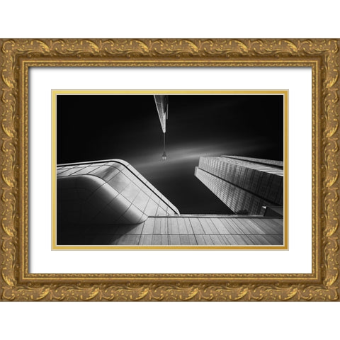 NIVy Gold Ornate Wood Framed Art Print with Double Matting by Vazan, Karol