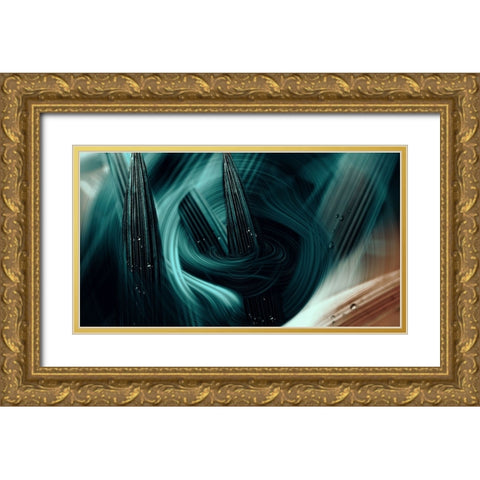 Dias traiAsoeiros Gold Ornate Wood Framed Art Print with Double Matting by Sherin.Abdou