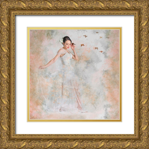 Dreaming Gold Ornate Wood Framed Art Print with Double Matting by Finighan, Brennan