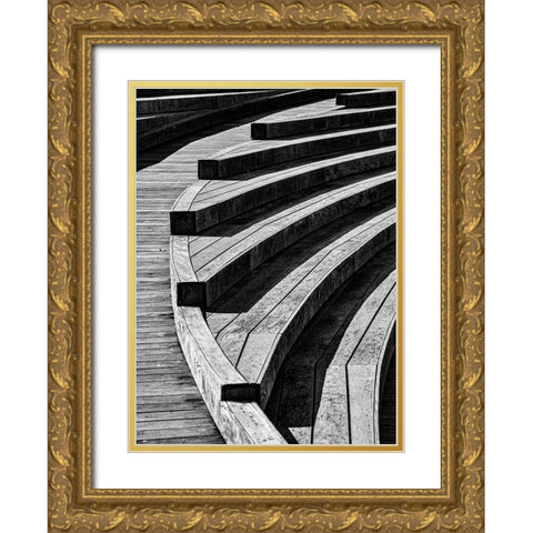 Curves, 18 Gold Ornate Wood Framed Art Print with Double Matting by Beavis, Andrew