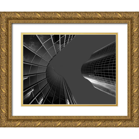 You A I We Gold Ornate Wood Framed Art Print with Double Matting by Cedron, Mabel